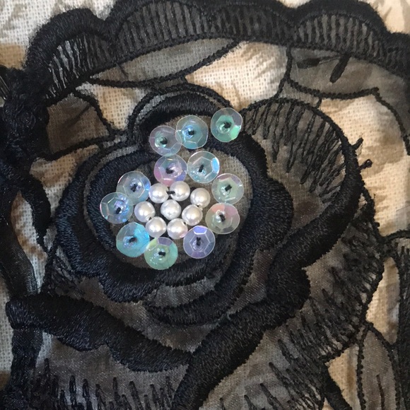 Black embellished cocktail dress - Picture 5 of 6